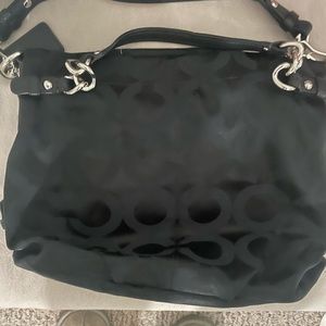 Coach shoulder bag black